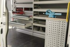 Allestimenti Furgoni per Fiat Ducato, Peugeot Boxer, Citroën Jumper, Mercedes Sprinter, Volkswagen Crafter, Renault Master, Iveco Daily, Nissan NV400, Opel Movano, Ford Transit, Fiat Doblo, Renault Trafic, Nissan Interstar, Ford Custom, Nissan NV2500, Volkswagen Transporter, Toyota Proace, Mercedes Vito.